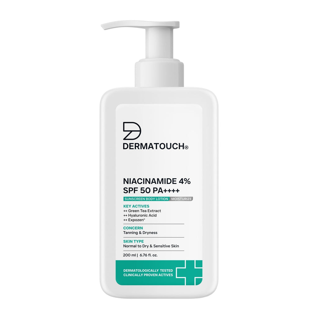 Niacinamide 4% SPF 50 PA++++ Sunscreen Body Lotion for Tanning & Dryness