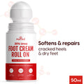 20% Urea Foot Cream Roll On For Cracked Heels & Dry Feet With Lactic Acid - Softens & Repairs