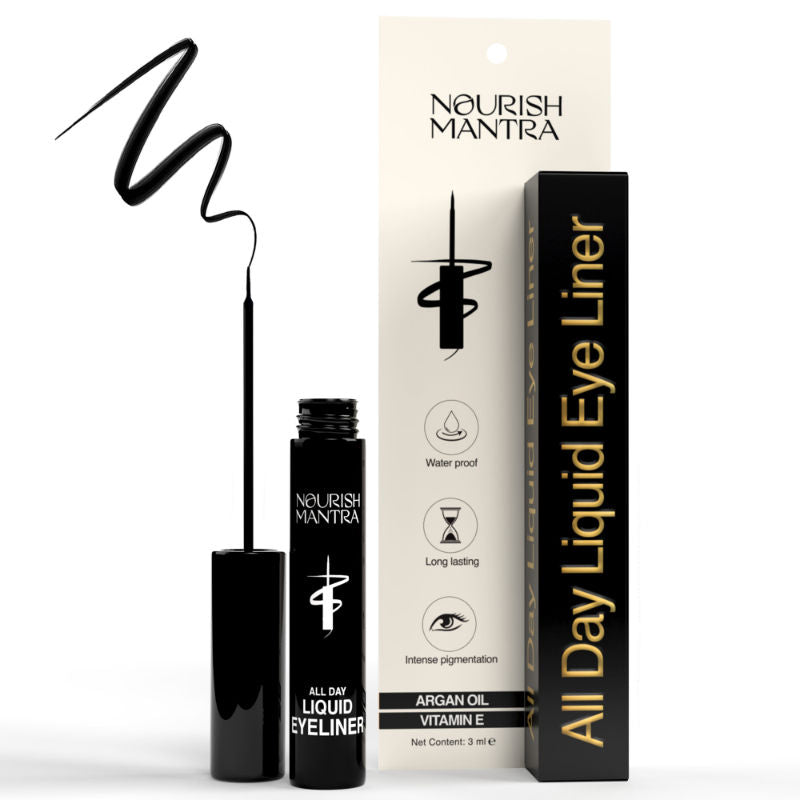 All-Day Liquid Eyeliner with Smudgeproof Intense Pigment