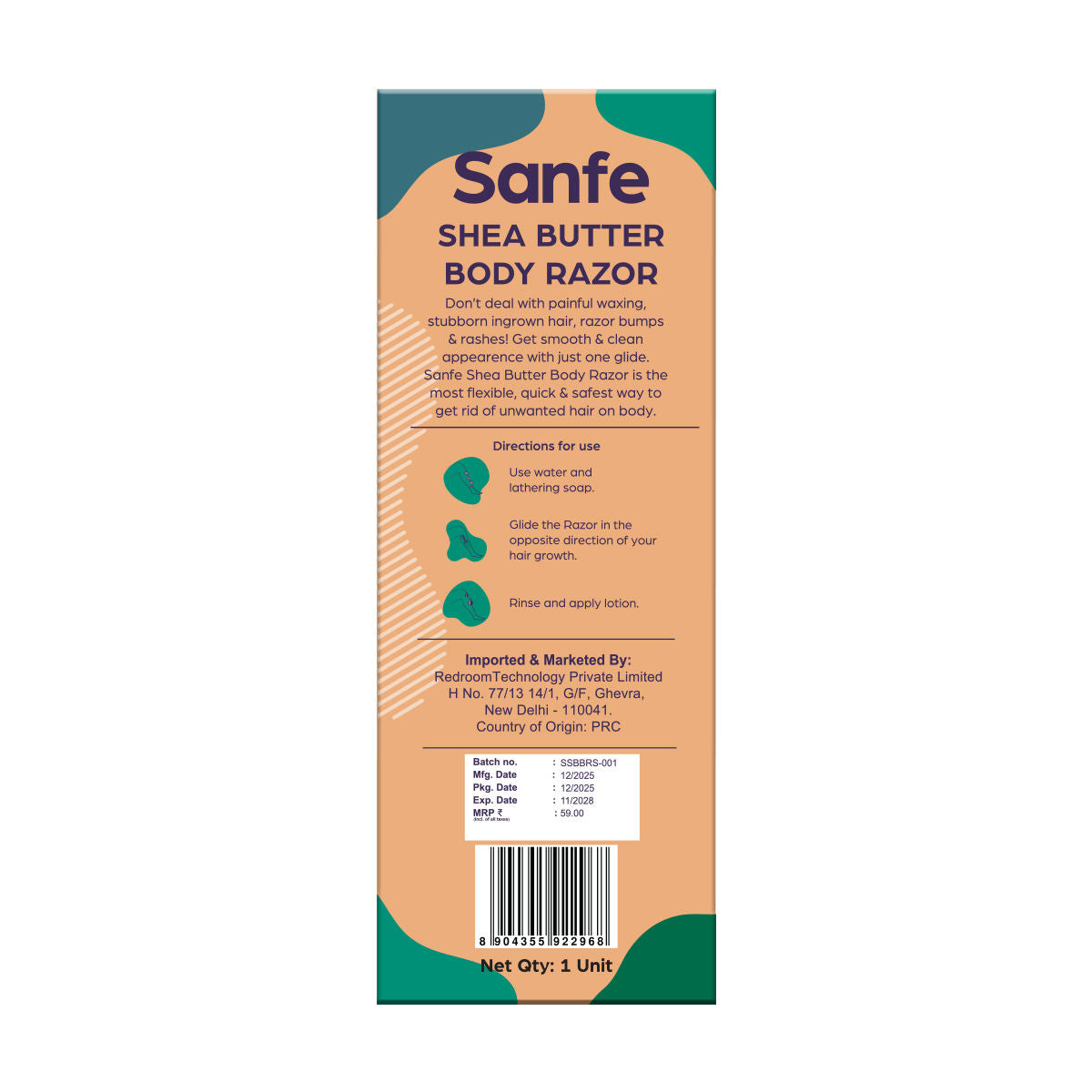 Shea Butter Body Razor For Women