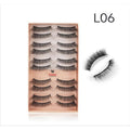 Eyelash Set 3D False Long And Natural Eye Makeup No. L06