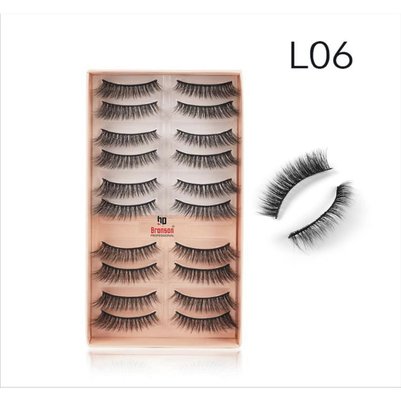 Eyelash Set 3D False Long And Natural Eye Makeup No. L06