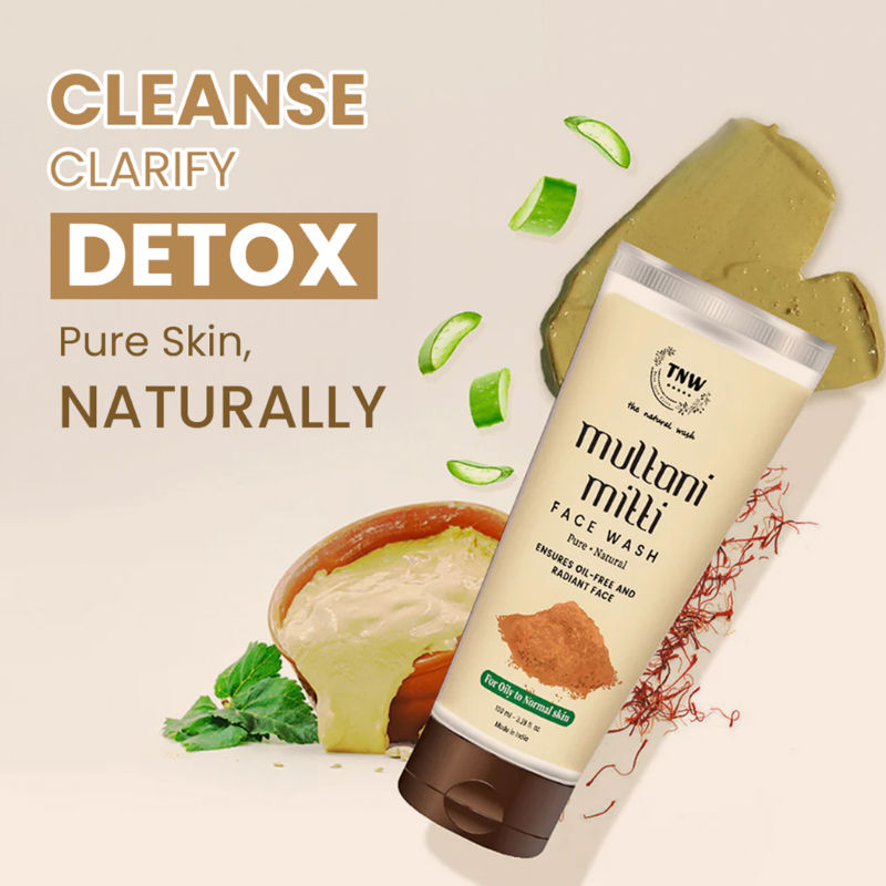Multani Mitti Face Wash for Glowing & Clear Skin - For Oily Skin