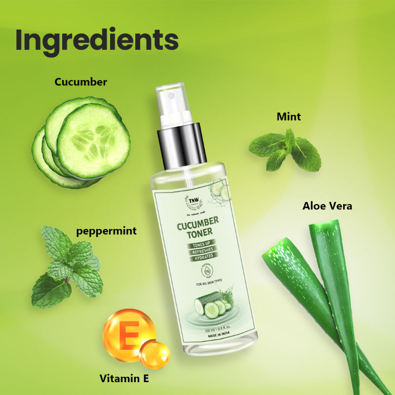 Cucumber Toner for Cleansing, Refreshing & Hydration Face Toner