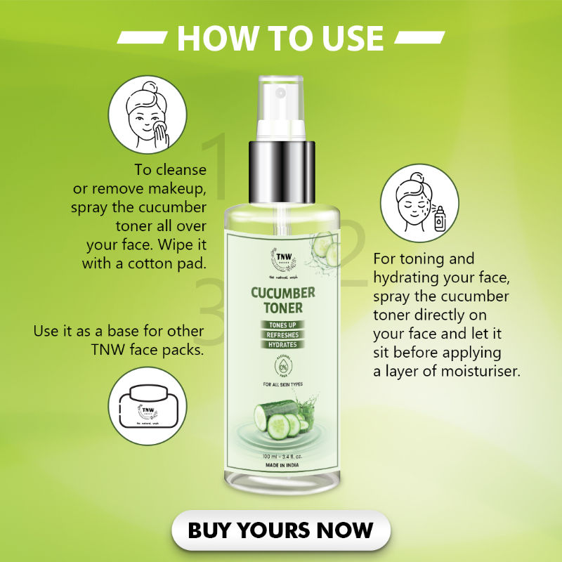 Cucumber Toner for Cleansing, Refreshing & Hydration Face Toner