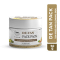 De-Tan Face Pack For Glowing Skin And Tan Removal With Orange Extract - 50g