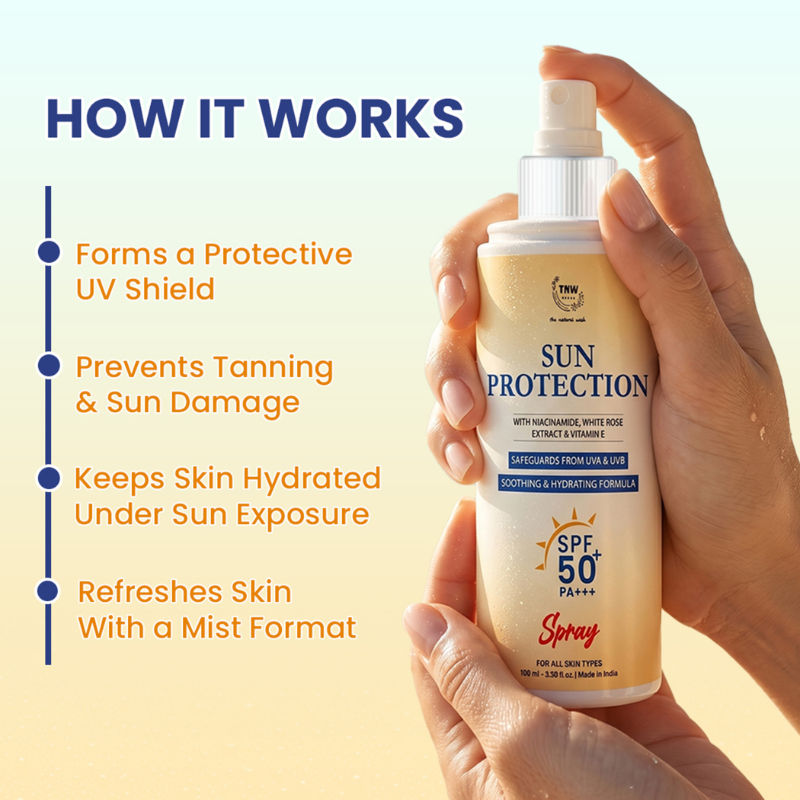 Sun Protection Sunscreen SPF 50+ PA+++ Spray With UVA UVB