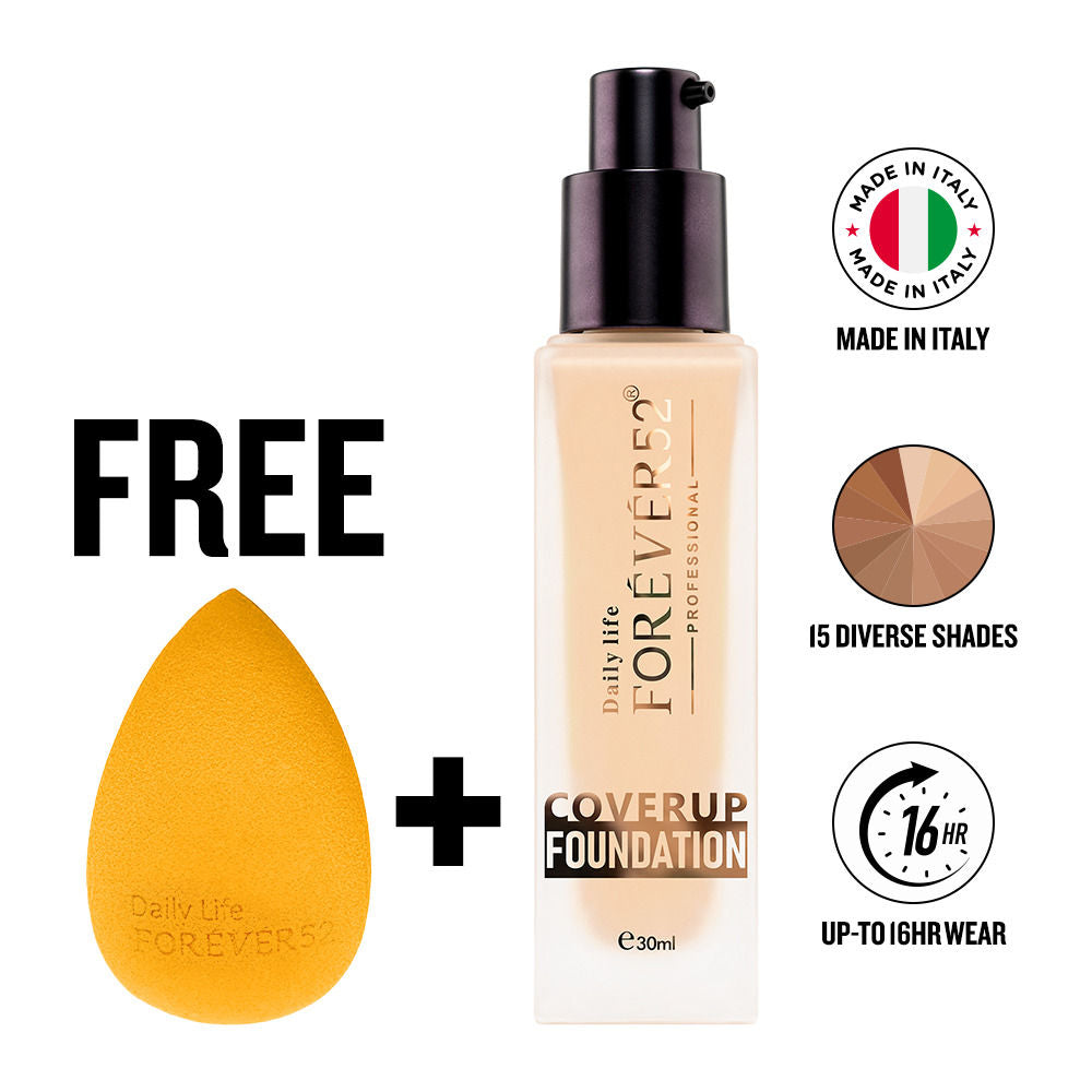 Coverup Foundation with Free Sponge - Fcu10.4
