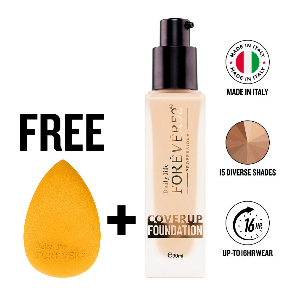 Coverup Foundation with Free Sponge - Fcu20.4