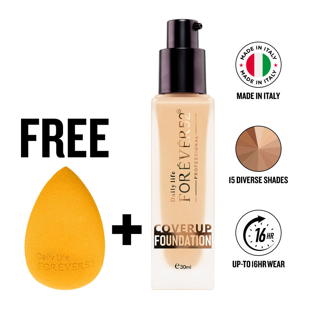 Coverup Foundation with Free Sponge - Fcu20.6