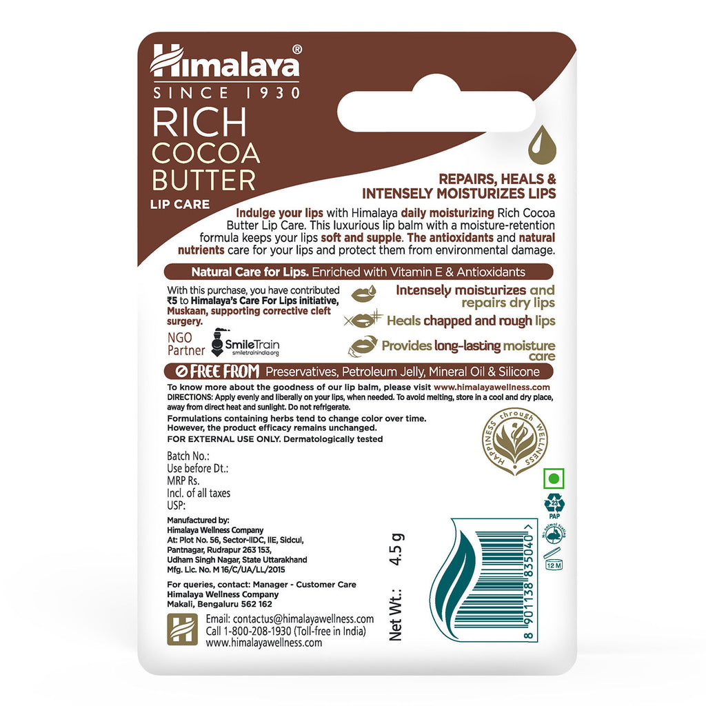 Rich Cocoa Butter Lip Care