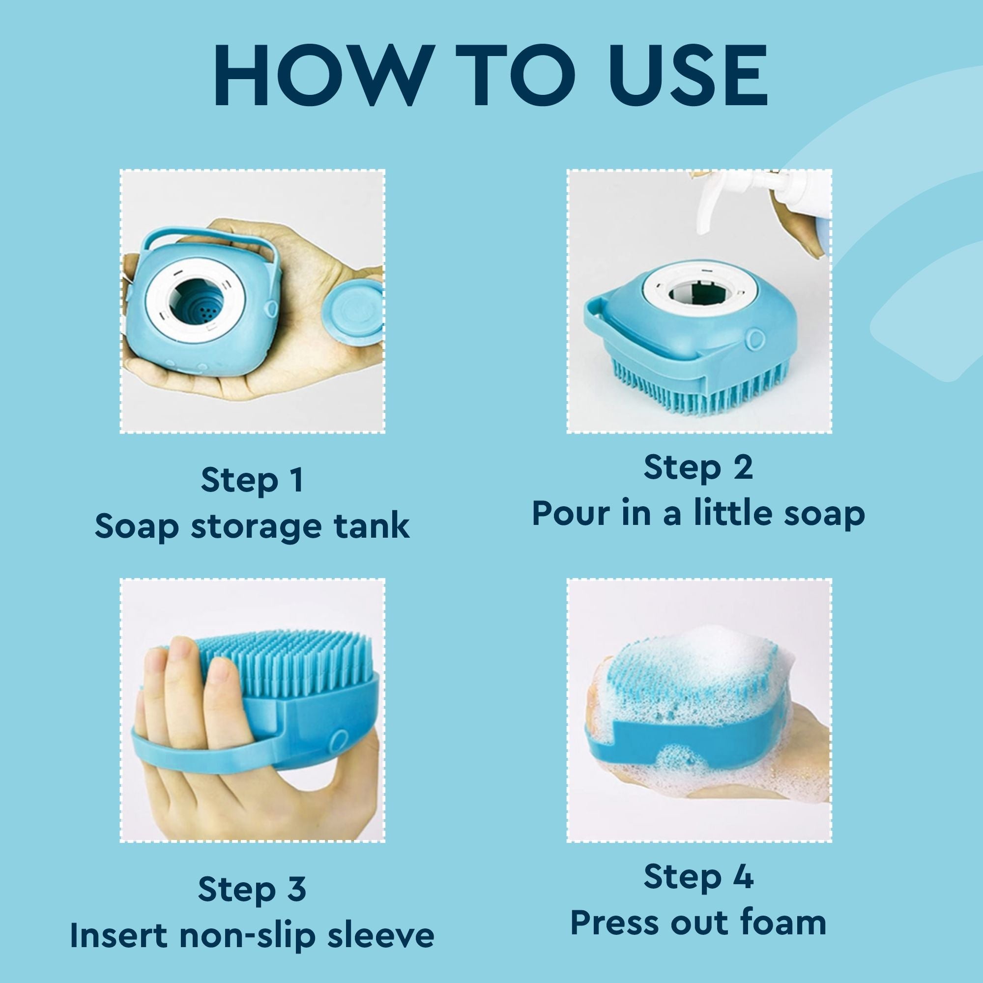 Silicone Exfoliating Bath Brush