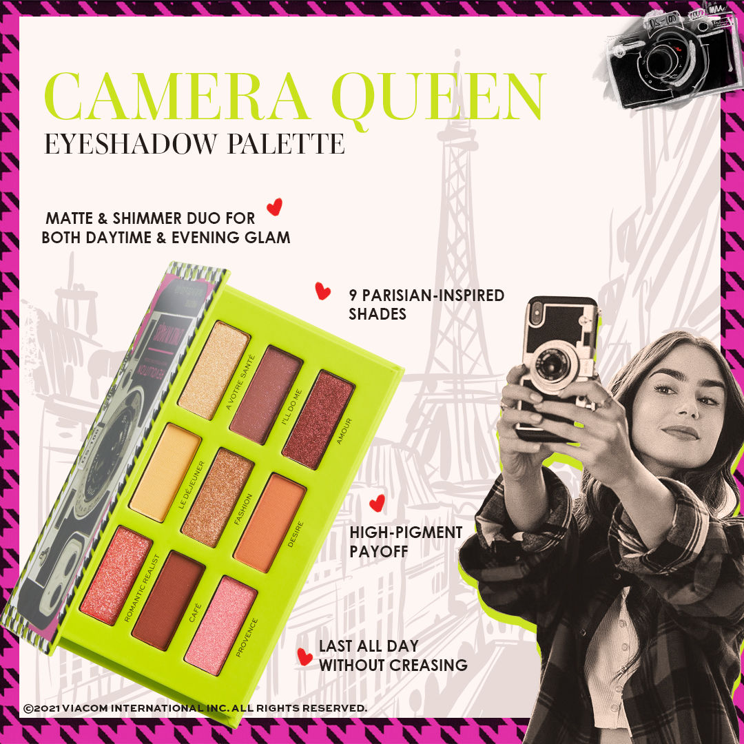 X Emily In Paris Camera Queen Palette