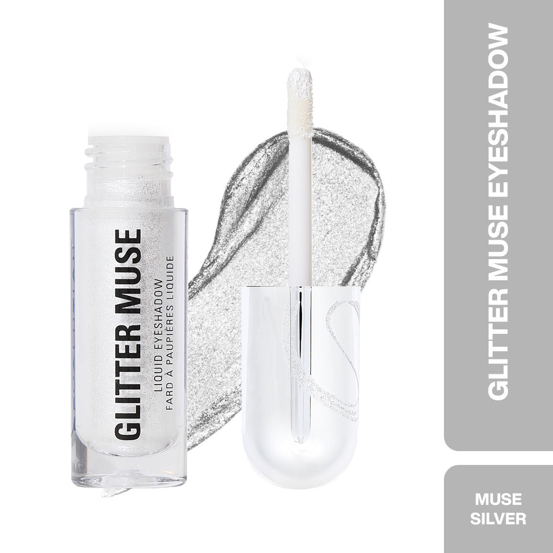 Metallic Muse Glitter Muse Eyeshadow - Silver