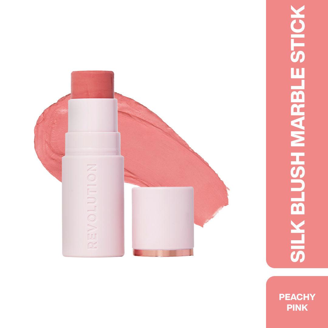 Skin Silk Marble Blush Stick - Peachy Pink