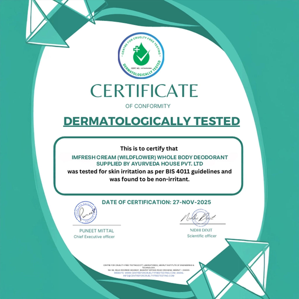 Imfresh Wildflower Deodorant Cream For Whole body, Underarms Areas & Long Lasting Odour Control