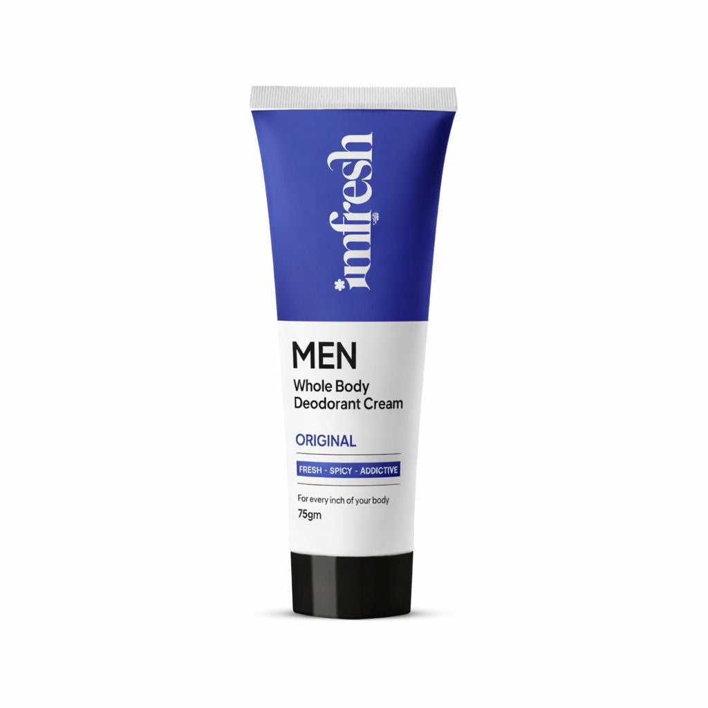 Imfresh Men Original Deodorant Cream For Whole body, Underarms Areas & Long Lasting Odour Control
