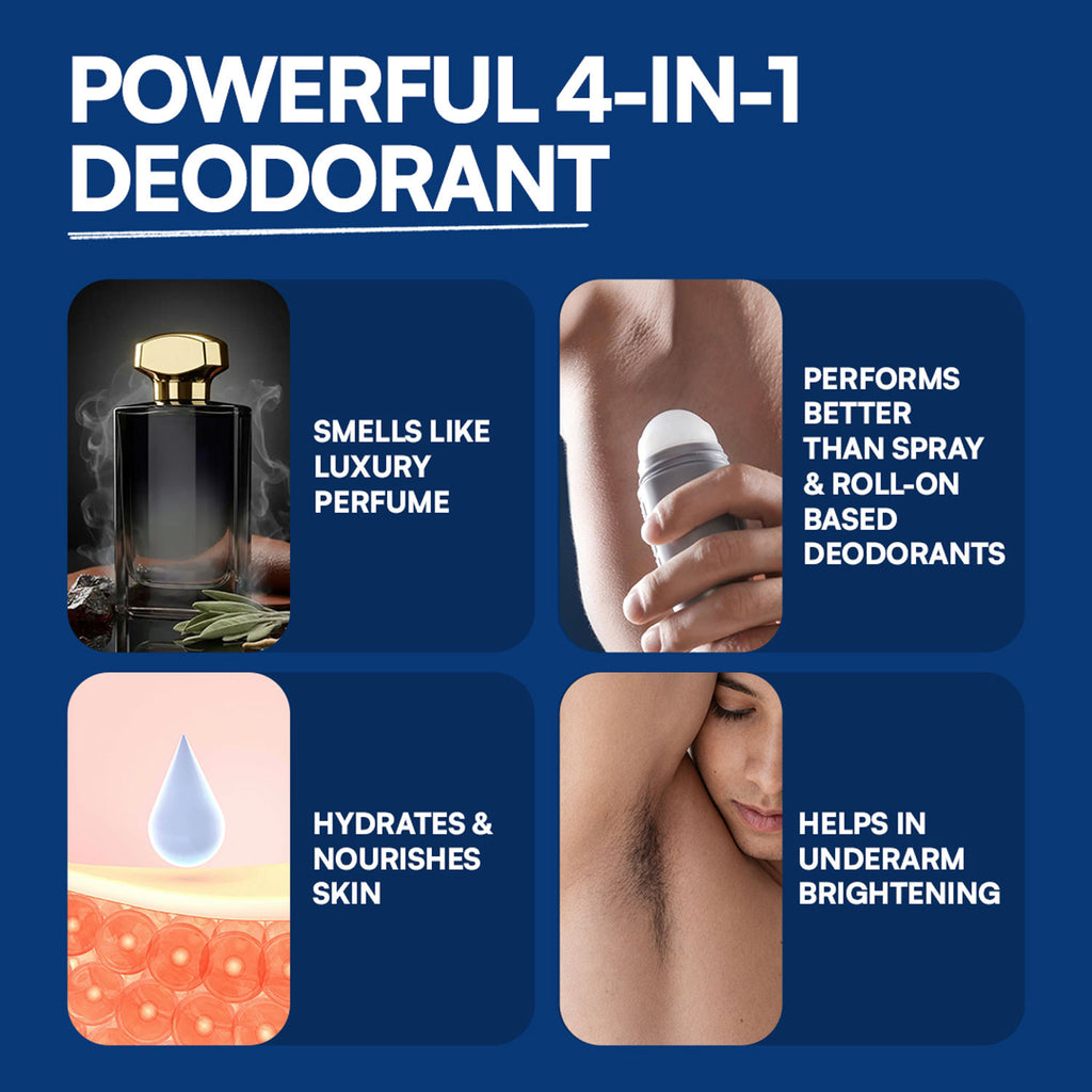 Imfresh Men Original Deodorant Cream For Whole body, Underarms Areas & Long Lasting Odour Control