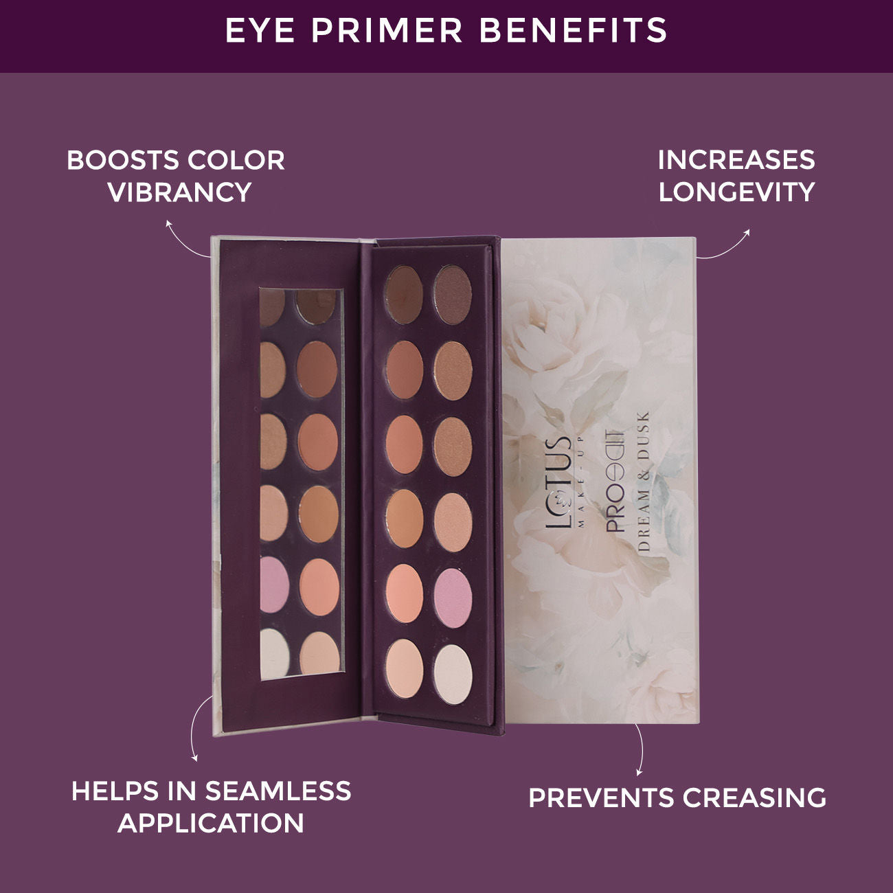 Proedit Eye Primer Infused Eyeshadow Palette