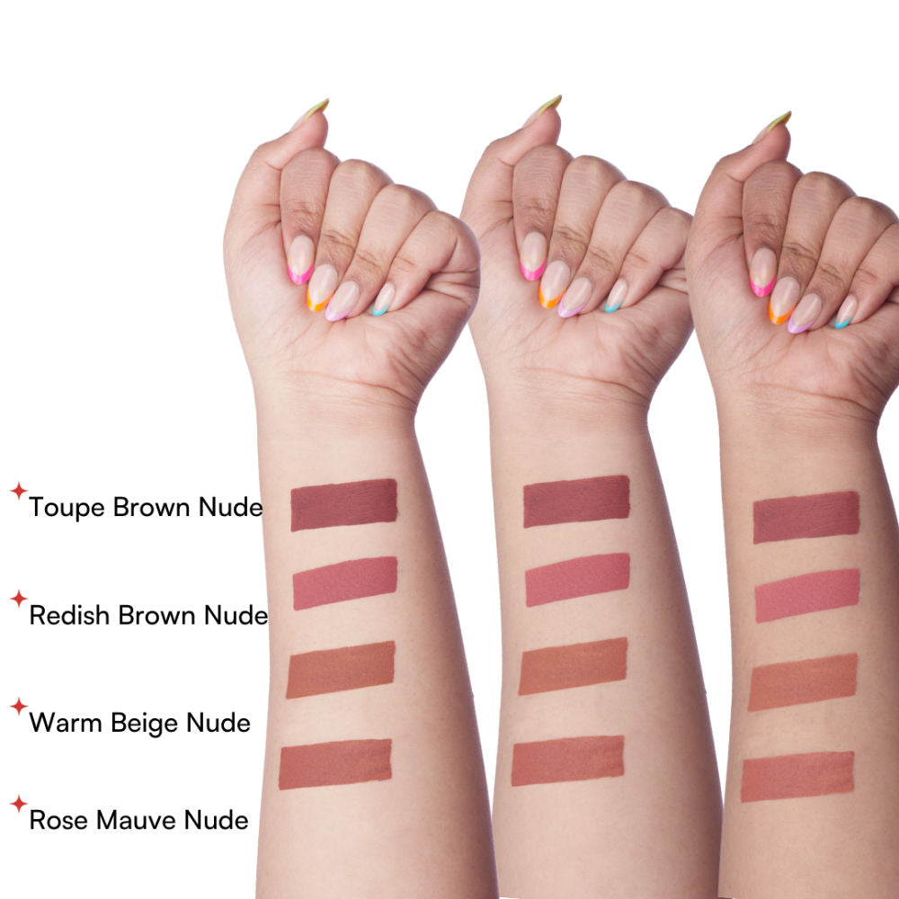 Matte Liquid Lipstick - Vegan Long Lasting & Non-Drying