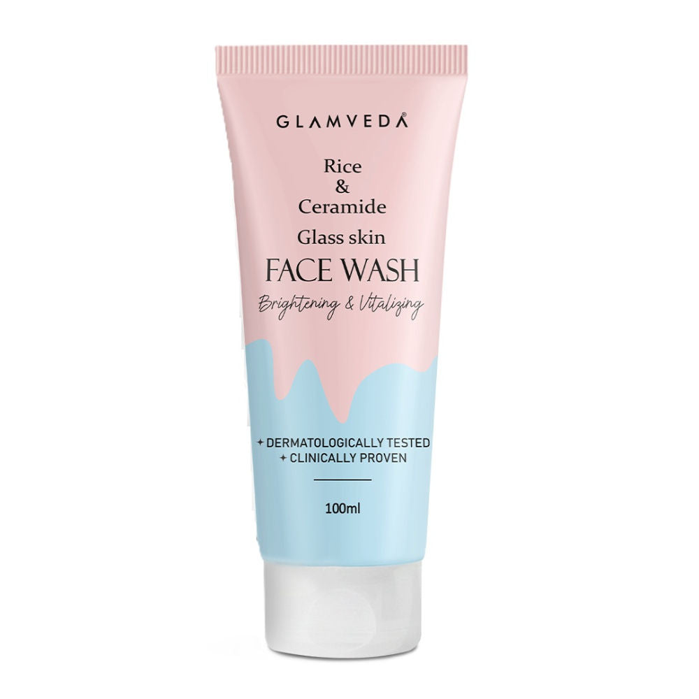 Rice Water & Ceramide Glass Skin Brightening Face Wash