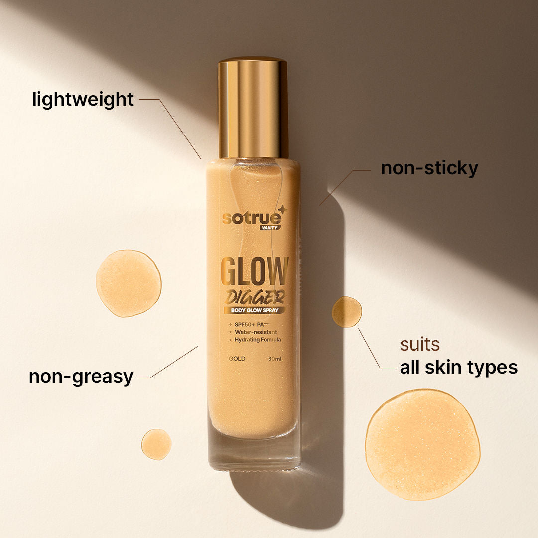 Glow Digger Body Glow Spray SPF50+ PA+++