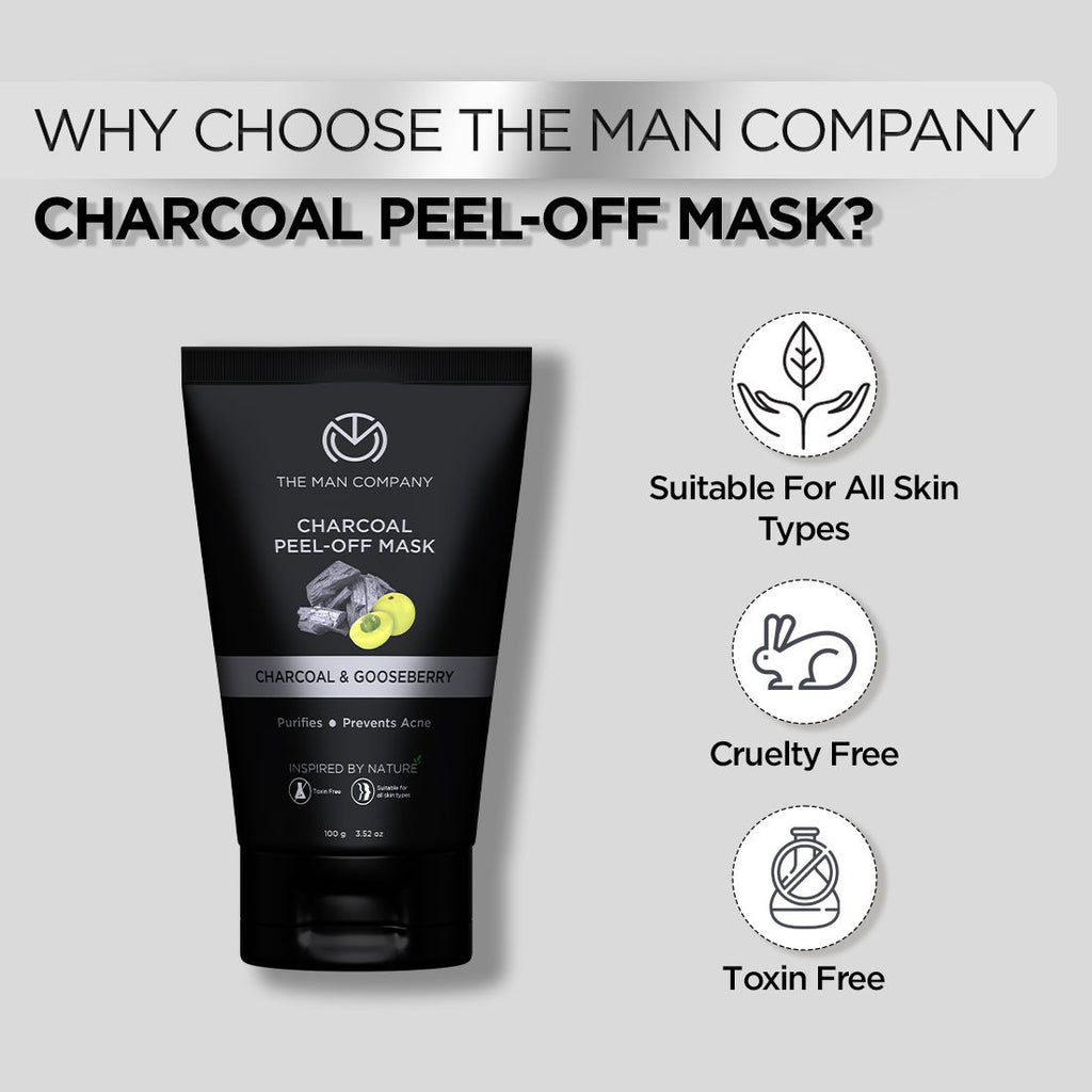 Charcoal Peel Off Mask Moringa & Gooseberry