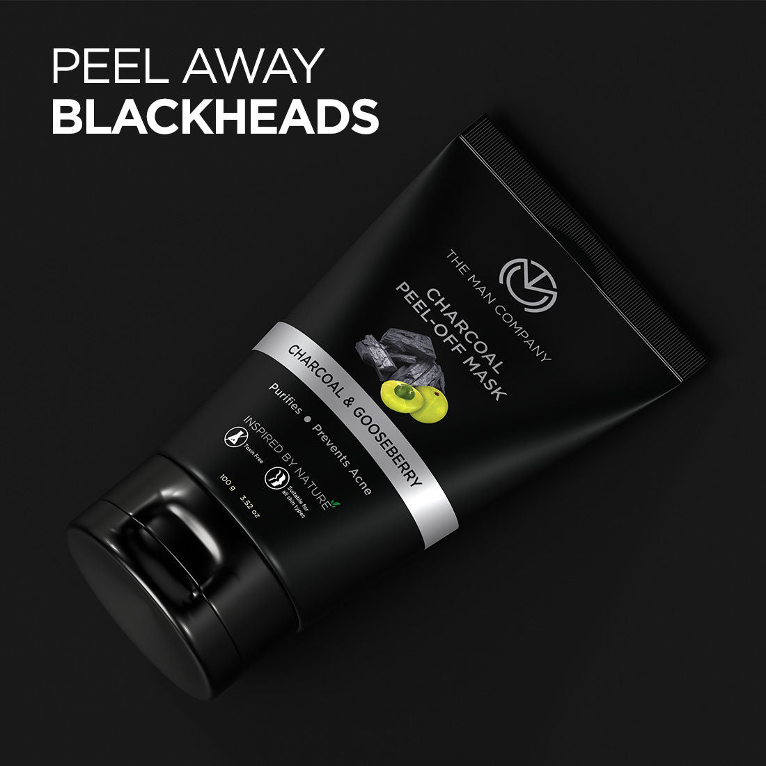 Charcoal Peel Off Mask Moringa & Gooseberry