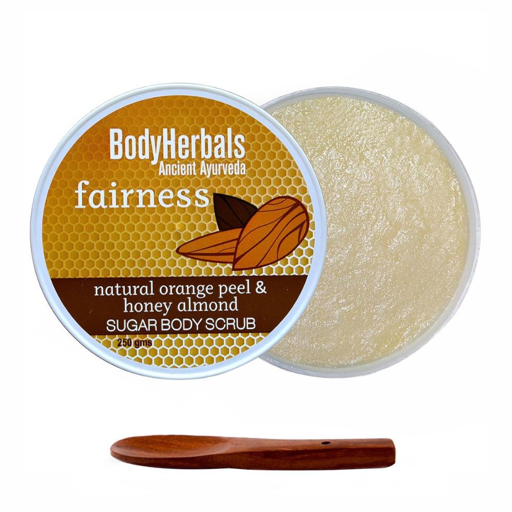Fairness Natural Orange Peel & Honey Almond Sugar Body Scrub