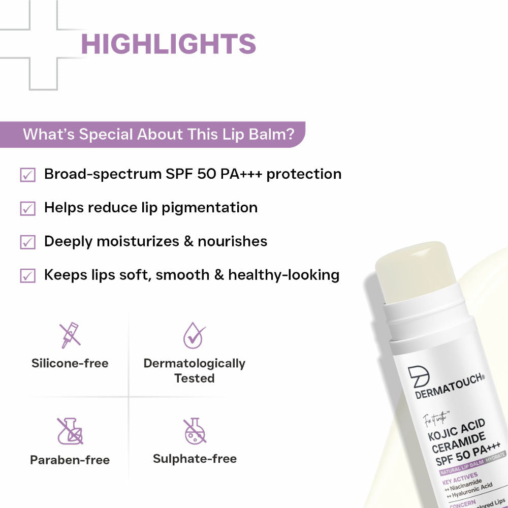 Kojic Acid Ceramide SPF 50 PA+++ Lip Balm