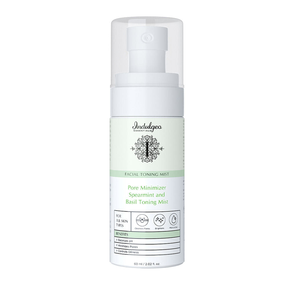 Pore Minimizer Spearmint Basil Witch Hazel Toning Mist/Toner For All Skin Types