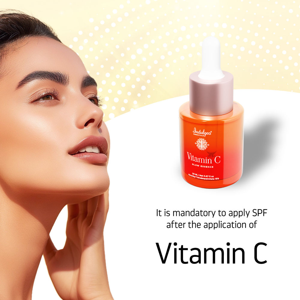 Vitamin C Glow Essence, Antioxidant - Rich Skin Brightening Face Serum