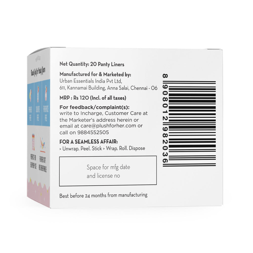Everyday Panty Liners Ultra Soft No Fragrance & Paraben Free