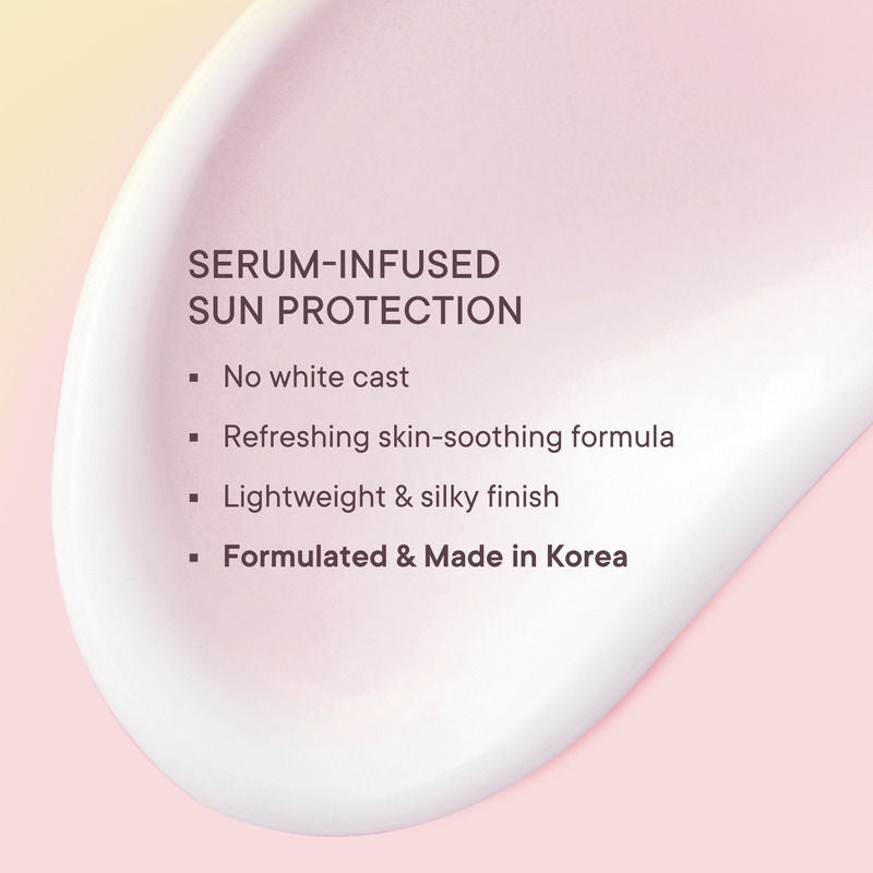 Cherry Blossom Glow Sunscreen Serum SPF 50 PA++++ with 2% Niacinamide