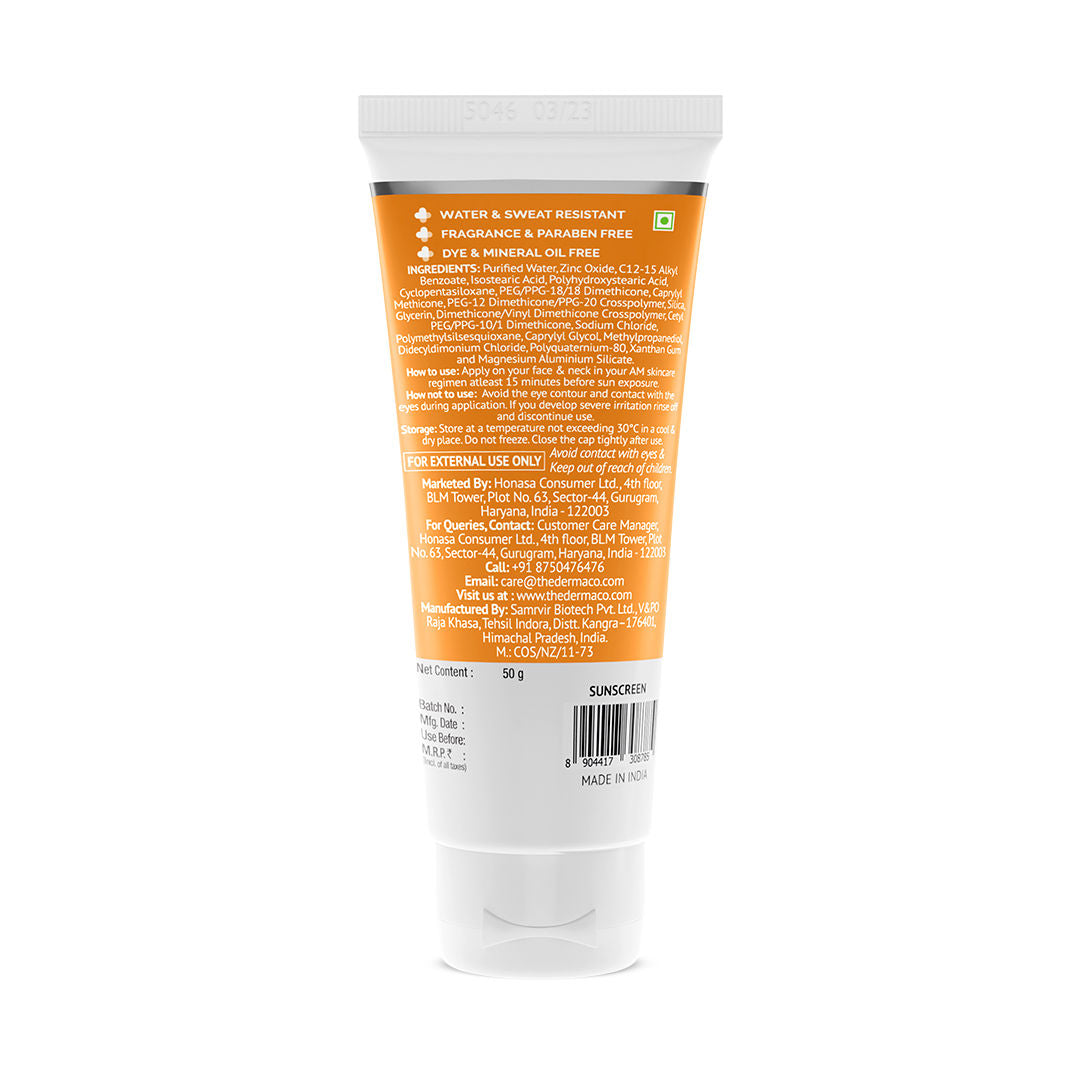 Ultra Light Zinc Mineral Sunscreen With SPF 50 PA+++