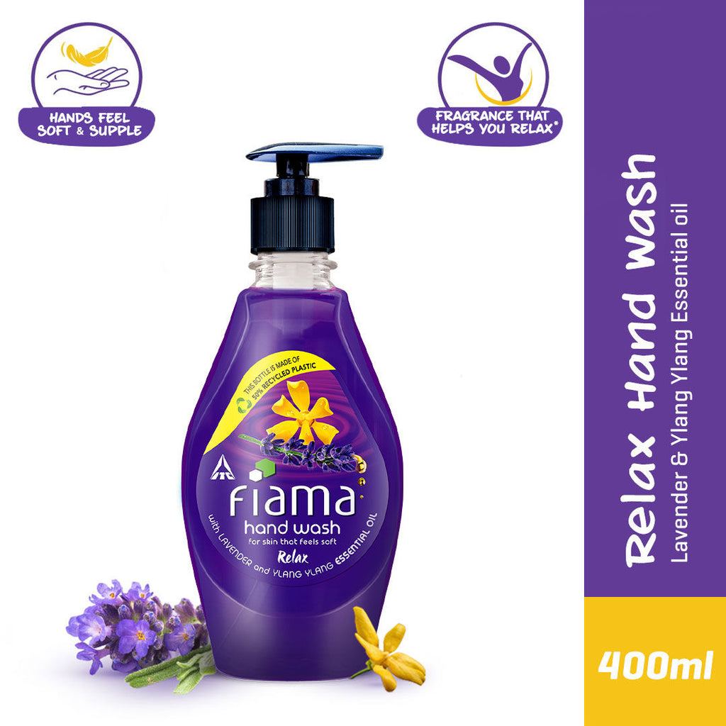 Relax Hand Wash, Lavender Oil And Ylang Extracts Handwash For Soft And Supple Hands