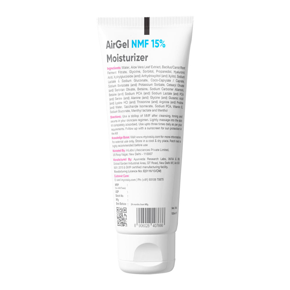 AirGel NMF 15% For Oily Skin Moisturizer For Men & Women