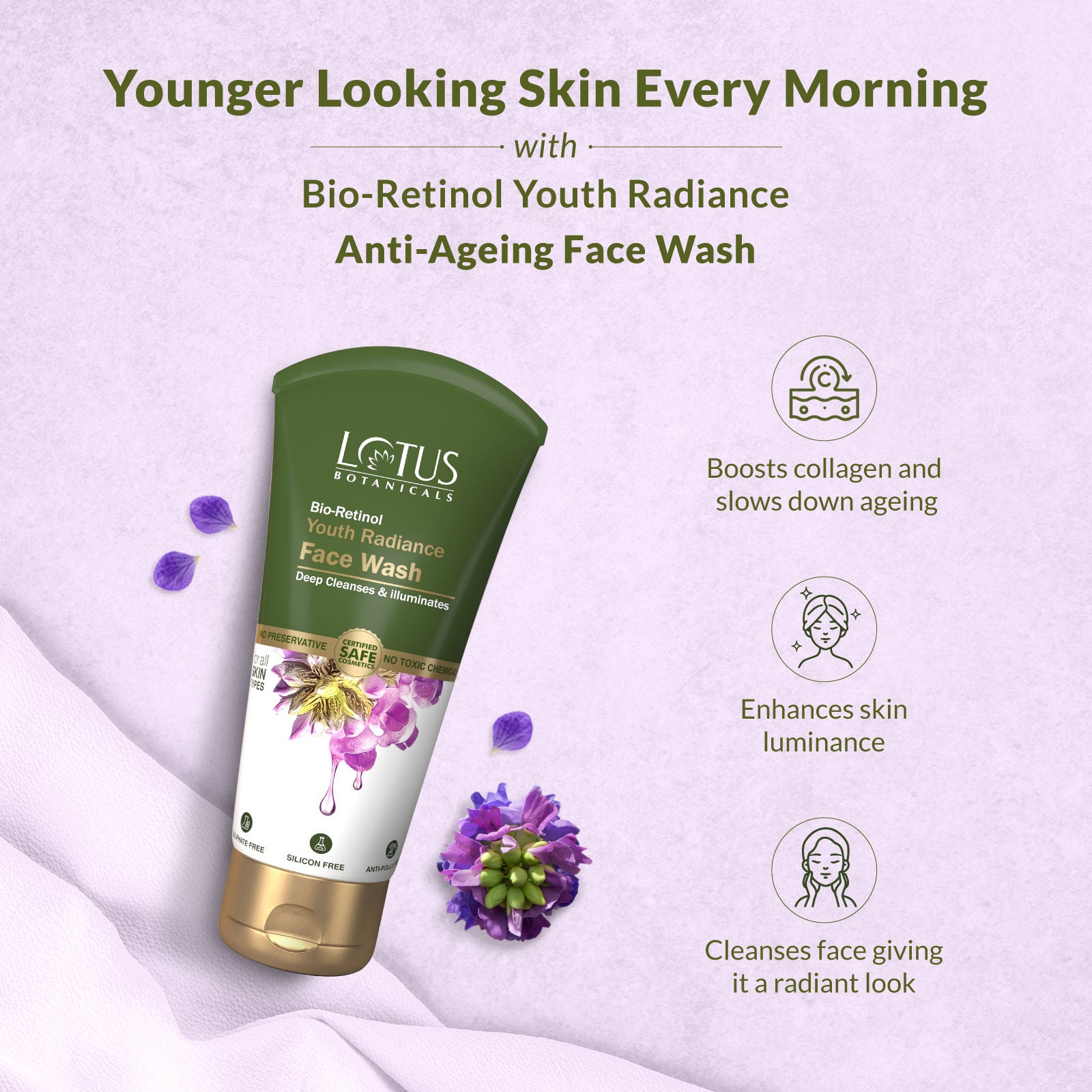 Bio-retinol Youth Radiance Face Wash