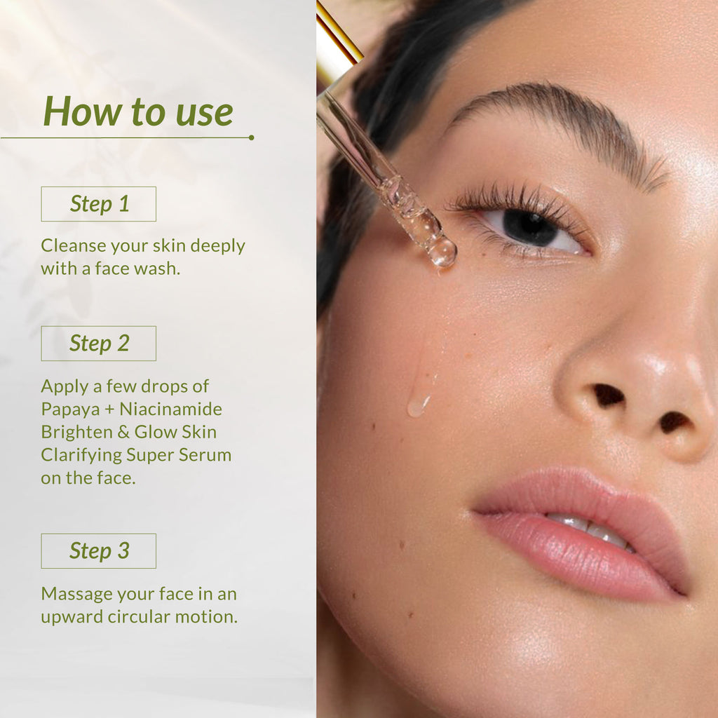 Niacinamide & Papaya Brighten & Glow Skin Clarifying Super Serum