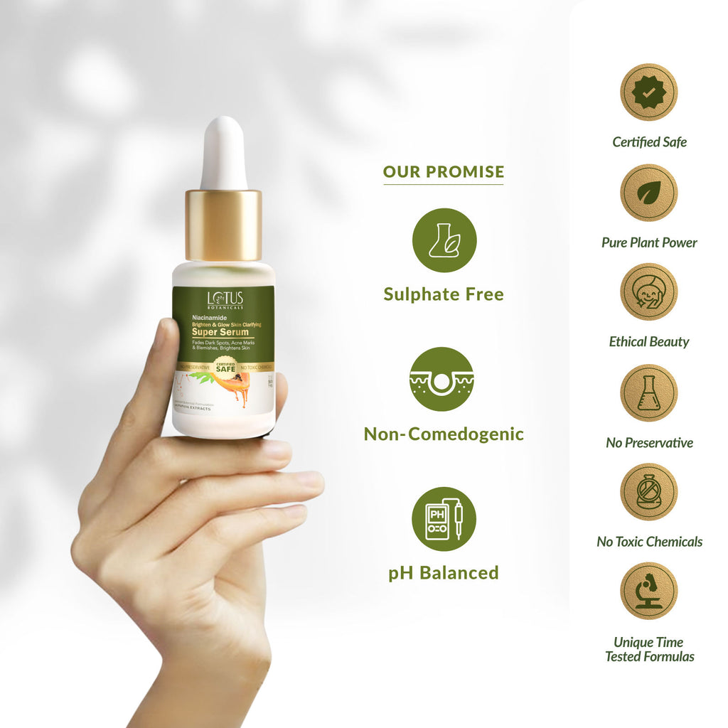 Niacinamide & Papaya Brighten & Glow Skin Clarifying Super Serum