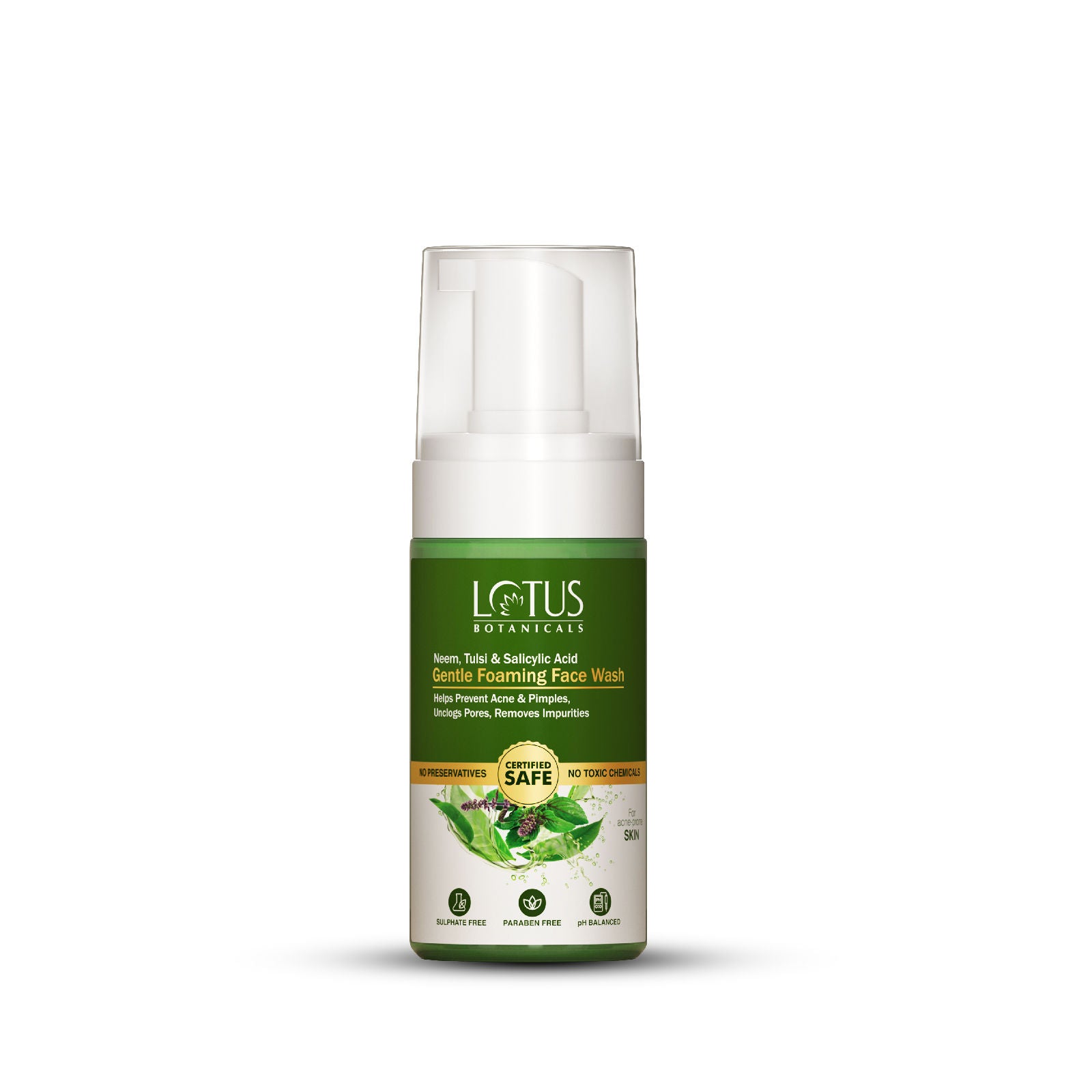Neem, Tulsi & Salicylic Acid Gentle Foaming Face Wash