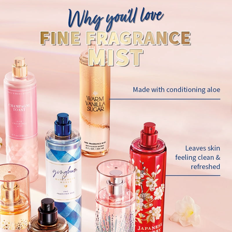 Japanese Cherry Blossom Diamond Shimmer Mist