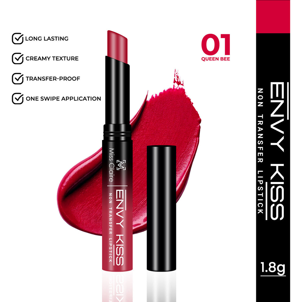 Envy Kiss Non Transfer Lipstick - 01 Queen Bee