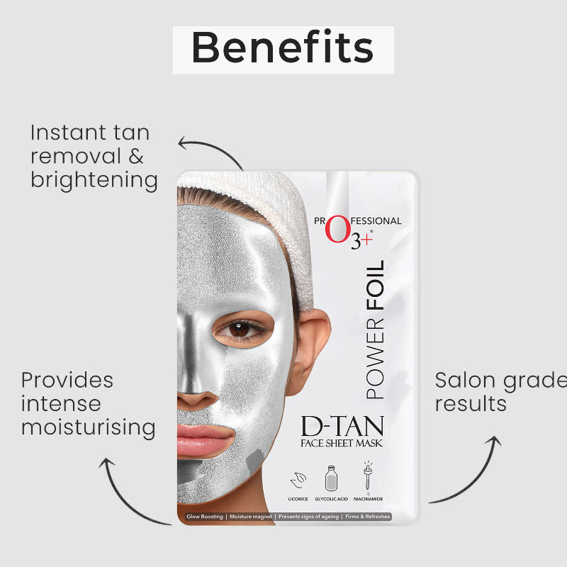 Power Foil D-Tan Face Sheet Mask