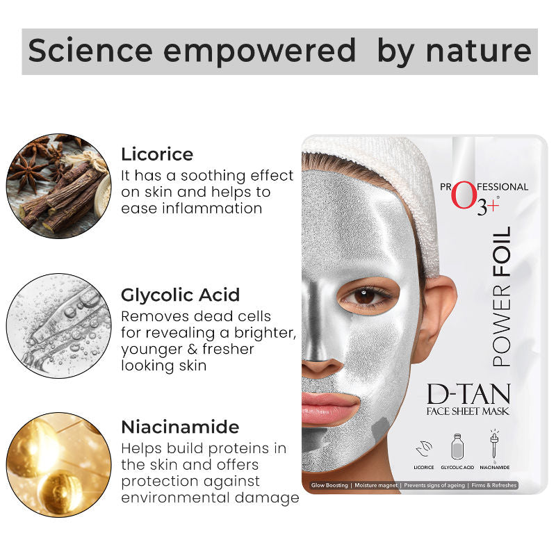 Power Foil D-Tan Face Sheet Mask