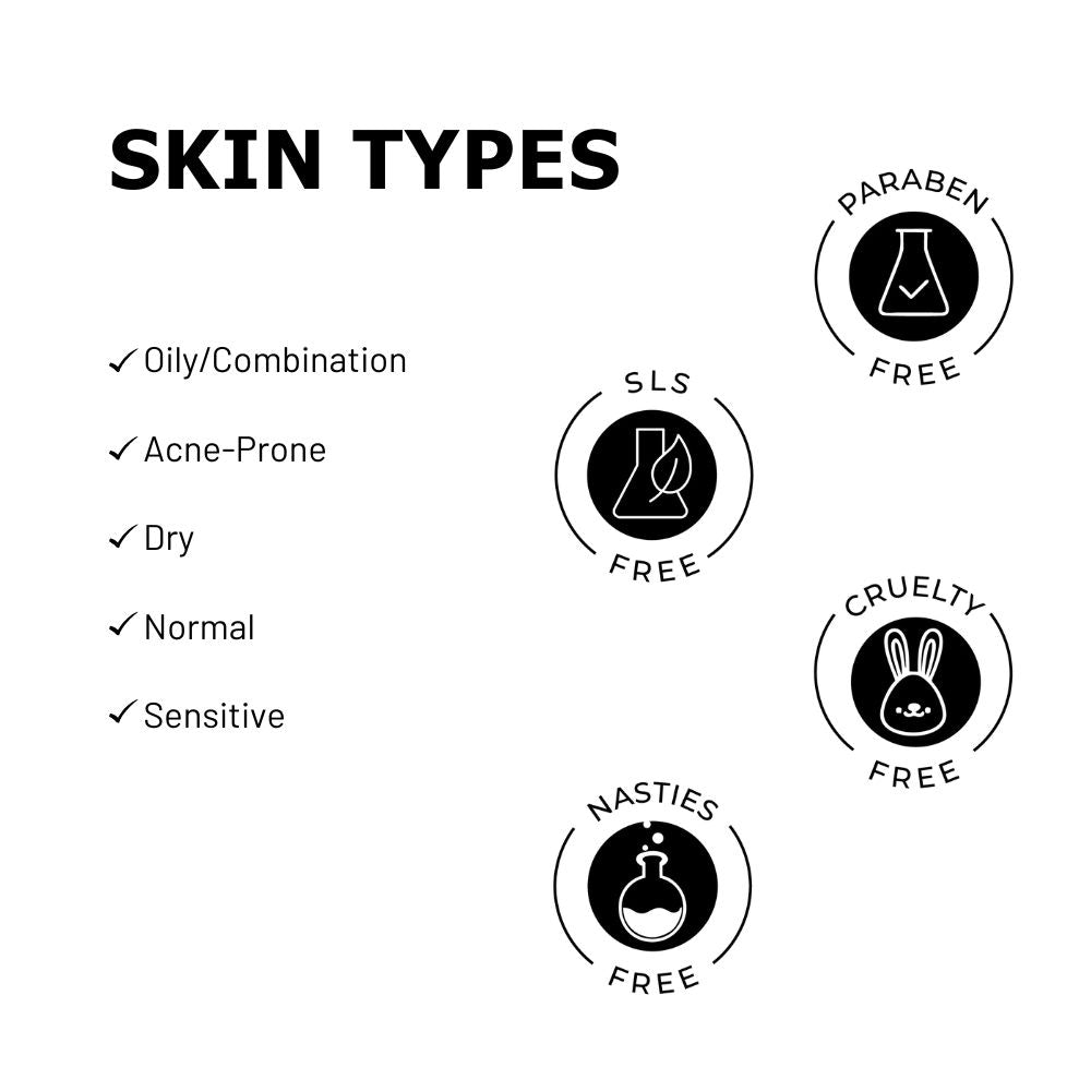 Clear State Face Cleanser with 2% Salicylic Acid, Tea Tree for Acne-Prone Oily Skin