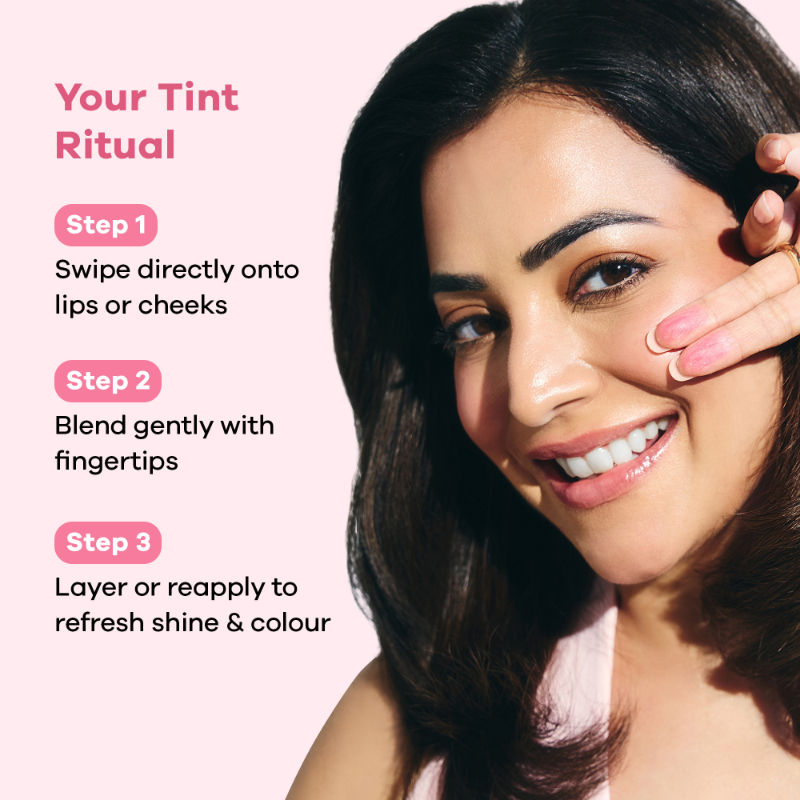 Glass Tint pH Activated Lip & Cheek Tint, Blendable, Moisturising and Non-greasy