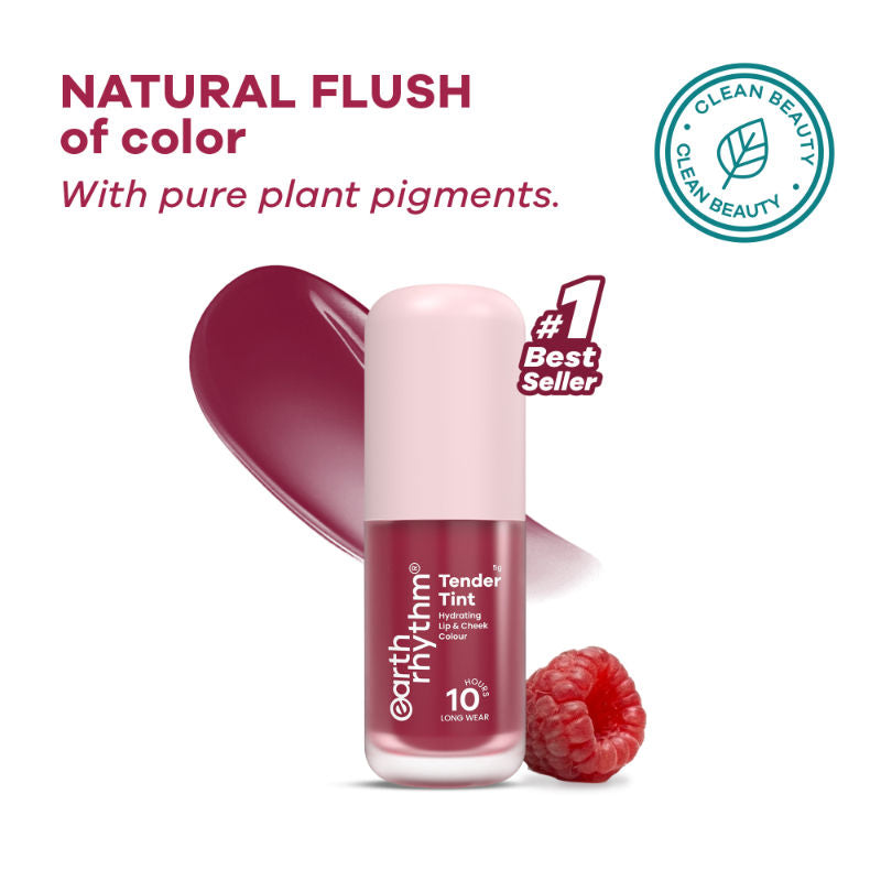 Tender Tint For Lip & Cheek With Pure Plant Pigments 10 H Stay - Merlot