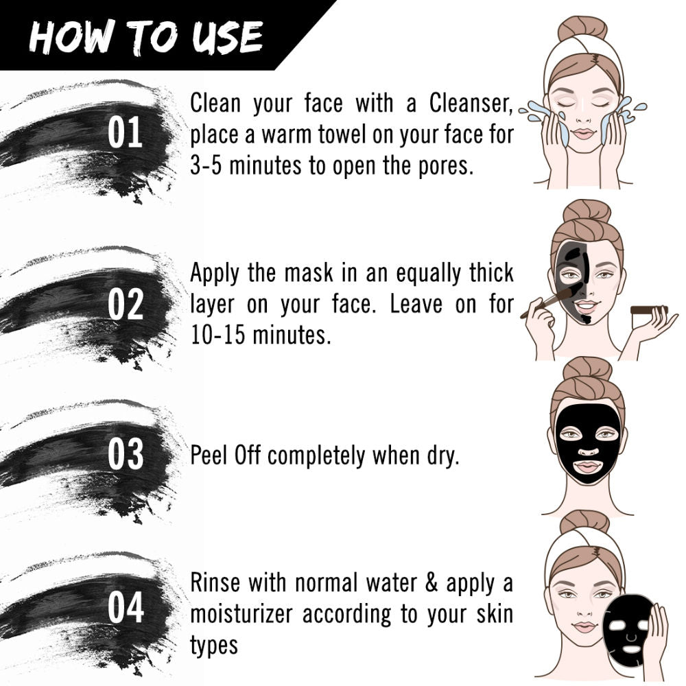 Charcoal Peel off Mask Face Pack