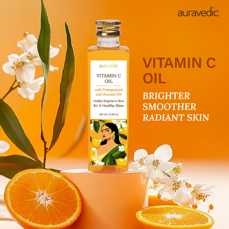 Vitamin C Oil with Vitamin C, Vitamin E Oil, Avocado Oil and Grapeseed Oil